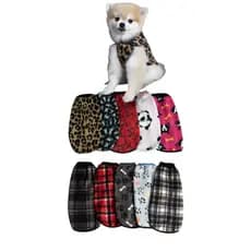 Roupa para cães e gatos de Soft Inverno estampado para PET, disponíveis para Porte Pequeno, Médio e Grande.
