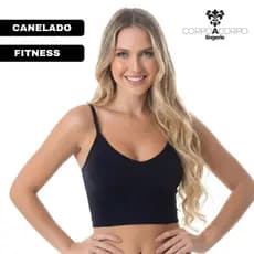 Top Canelado Academia Top Fitness Musculação Top Sem Bojo Uso Diário