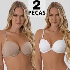 Kit 2 Sutiã Nadador Com Bojo Sustentação Conforto Costas Nadador