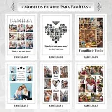 Quadro Decorativo Personalizado com Foto Familiar | Presente Inesquecível