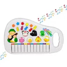 Piano Teclado Animal Musical Animais Brinquedo Crianças Infantil De Sons De Sitio Fazendinha