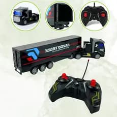 Carrinho Controle Remoto Caminhão Carro Cargo Truck Recarregável por USB