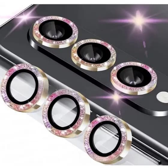 Kit de Película de câmera Glitter para Samsung protetor de câmera A35 / A32 4G / A55 / G84 / A04 / A24 / A14 / A34 / A54