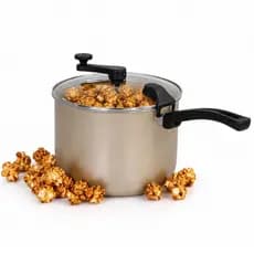 Pipoqueira Panela Antiaderente Dourada 4,5L Nº20