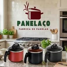 Fervedor Canecão Antiaderente N14 com tampa de vidro 1,800L