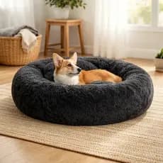 CAMINHA DONUT NUVEM PET PELUCIA REDONDA CAMA PELUCIADA NINHO CASINHA CASA COLCHONETE CÃO GATO TOCA