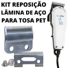 Lâmina De Aço Kit Reposição Para Máquina De Tosa Pet ShowPro