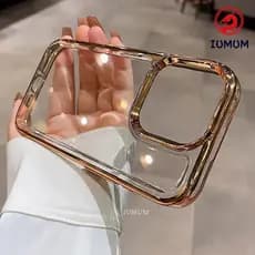 Nova Capa Protetora Minimalista Para iPhone 16 15 14 Plus 13 12 11 Pro Max Traseira anti-Sísmica Homens E Mulheres