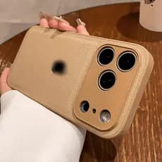 Capa Protetora De Couro PU Da Moda Para iPhone 17 16 15 14 13 12 11 Pro Max Macia Resistente A Choques