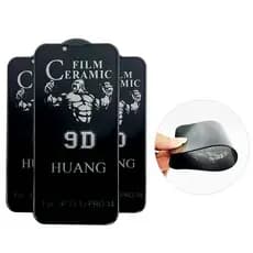 kit 3 Película Cerâmica Privacidade para iPhone Huang Premium