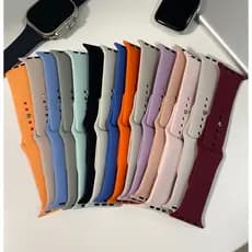 Pulseira Apple Watch Silicone Compatível Relógio 38/40/41mm   42/44/45/46/49mm
