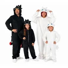 Pijama Plush Kigurumi Adulto Banguela E Fúria Luz Inverno Quentinho Peludinho