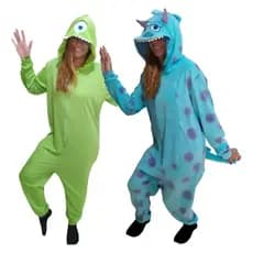 Pijama Kigurumi Plush Sulley E Mike Wazowski Disney Infantil Adulto Sullivan