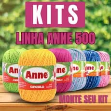 KITs Linha Anne 500 Circulo - Cores Lisas e Mescladas