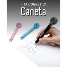 Fita corretiva em formato de caneta Leoarte- ESCOLHA A COR