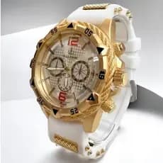 Relógio Masculino Pallyjane Pulseira Borracha Luxo