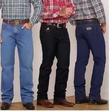 Kit 3 Calças Masculina Jeans Cowboy Tradicional Calça Country Reta Elastano calca Tecido Premium