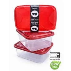 Kit pote plástico reforçado alimentos fresco cozinha organizada