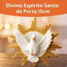 Divino Espírito Santo de porta entrada decoração religiosa para casa imagem