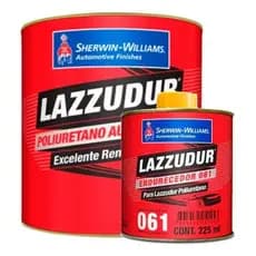 Tinta PU Preto Cadillac Lazzuril 900ml com Catalisador 061