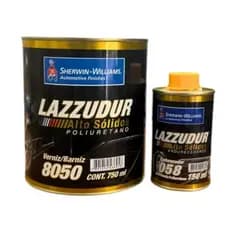 VERNIZ ALTO SÓLIDO 8050 COM ENDURECEDOR 058 LAZZURIL 900 ML