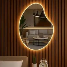 Espelho Grande Corpo Inteiro Com led Espelho Para Sala Quarto Espelho Organico