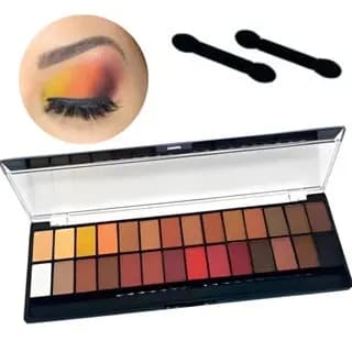 paleta De sombras Matte - Tons Quentes Nude 28 Cores Belle Angel - B013-1 - maquiagem - pele - festa