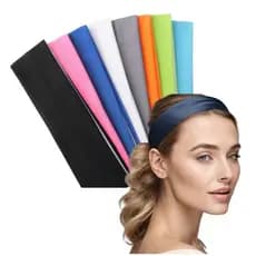 kit 12 Yoga Faixas De Cabelo Elástico Esportes Bandana Correndo Fitness Headwear Turbante