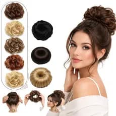 Coque Bagunçado Scrunchie Elástico Cabelo Rabicó Para Mulheres Crianças Acessórios De Moda Estilo