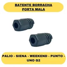 Batente Regulador Borracha Porta Mala do Palio Weekend Punto e Uno G2 e Batente Capo UNO -2 und