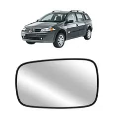 Lente Retrovisor Convexo Renault Megane 2006 a 2013 Sem Base