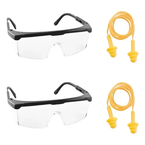 Kit EPI Óculos e Protetor Auricular Proteção