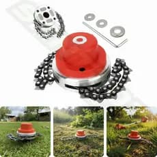Lâmina Corrente Trimmer para Roçadeira Aparador de Grama Jardim Grama Brushcutter