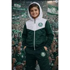 Conjunto Esportivo Infantil Juvenil forrado com toca do 2 ao 16