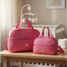Kit 2 Bolsa de Maternidade Menino e Menina