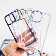 Capa Capinha Acrílico Galvanizada Para Iphone: 11/7PLUS/11PRO/XR/7G/11PROMAX