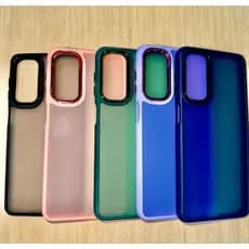Capa Acrílico Fosca Metalizada Para Redmi Xiaomi 9C/NOTE 10 4G/NOTE 11 PRO 4G/C55/10A/10C/C67/C61 Anti-Impacto Protetor
