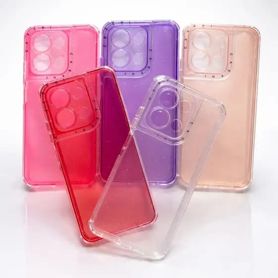 Capa Case Capinha Com Brilho Para Motorola E13/E14/E20 Anti-Impacto Com Glitter