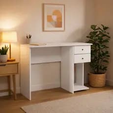 Escrivaninha Home Office Computador Notebook Gaveta Prateleira Gabinete para Quarto Sala Escritório