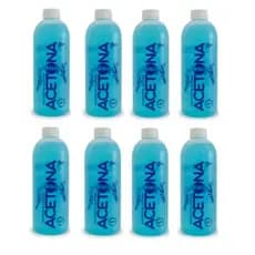Kit 8 Removedor a Base de Acetona Monaly Blue 500ML Musa
