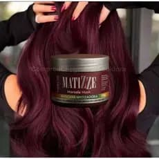Máscara tonalizante S/ Amônia marsala (vinho) - Nova Formula Rende 3x Mais MATIZZE MARSALA