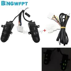 Botão + Fio 36770-SNA-A12 Para Honda 08-13 Fit 09-14 City Civic 06-11 Interruptor De Volante Multifuncional