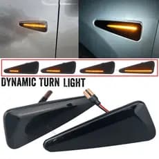 2 Pçs Dinâmico LED Marcador Lateral Luz Sinal De Volta Lâmpada Pisca Para Dacia Logan Sandero I Renault Símbolo MK2 Thal
