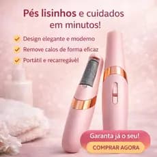 Lixa Elétrica para Pés - Recarregável à Prova d’Água Bivolt