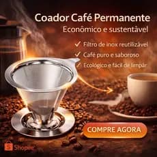 Coador de Café Permanente em Aço Inox 103