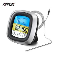 Termômetro Digital De Cozinha KIPRUN , Medidor De Temperatura Do Forno Carne Inoxidável Sonda Sensora , Ferramentas De Cozimento Com Temporizador Para Churrasco