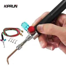 KIPRUN Mini Tocha A Gás , Portátil De Oxigênio Acetileno Para Soldagem , Kit De