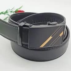 Cinto Tradicional Luxo Social Masculino Em Couro Sintetico Com Catraca Reforçada Moda Social