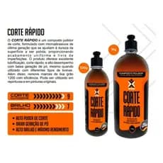 Composto Polidor Alto Brilho Corte Rápido,melhor refino,x-tudo X-shine 500ML polimento tecnico,espelhamento,comercial