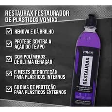 RESTAURAX VONIXX 240ml 500ML 1500ml ZACS Restaurador De Plásticos Vonixx Vintex